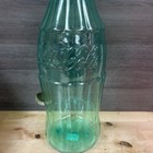 Large 22    Cola Bottle Piggy Bank Coin Storage Box Coca Cola Coke Green New