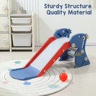 Kids Slide 3-step Climber Set Toddler Baby Folding Slide Indoor Outdoor Play Toy