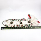 Vintage Macrame Christmas Door Knob Hanger With Bells Wall Holiday Decor