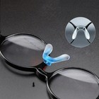 Silicone Eyeglasses Anti-slip Stick On Nose Pads Sunglasses Glasses 2 Styles