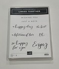    greetings    Linked Together - Stampin  Up  Stamp Set  Die  And Masks