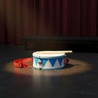 Small Battle Drum Includes Drumsticks Musical Instrument Sturdy For Children