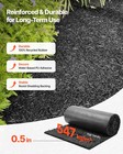 Vevor Recycled Rubber Mulch Roll 96 X 22in Landscaping Pathway Mulch Mat 2 Pack