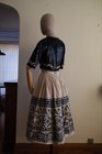 Antique Oaxacan Skirt  Pre-1900s Possibly 1890s  Cotton With Metal Zipper
