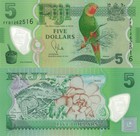 Fiji 5 Pcs Set  5 To 100 Dollars  2012  - P115b  P116  P117  P118  P119b Unc