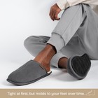 Men s Corduroy Scuff Slippers Soft Comfy Memory Foam Non-slip Indoor House Sh   