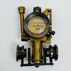 Antique 3  Brass Pocket Binocular Folding Instrument With Compass Telescope