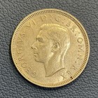 1945 Great Britain Uk Shilling - Silver Vintage World Coin