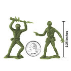 Timmee Processed Plastic Army Men 48pc Od Green Tim Mee Toy Soldier Figures Usa