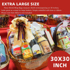 Large Shrink Wrap Bags For Gift Baskets 30x30 Inches Clear Pvc Heat