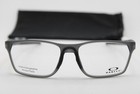 New Oakley Ox8032-0257 Hex Jector Grey Smoke Satin Authentic Eyeglasses 57-17