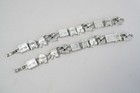 Vintage Us Mail Postal Carrier Charm Slide Bracelet Mailman Post Office Lot Of 2