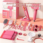 Girls Beauty Salon Play Set Hair Dryer Styling Tools Pretend Makeup Toy Gift