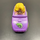 Fisher-price Little People Rapunzel Little Wheelies Purple With Lizard