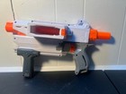Nerf N-strike Elite Mediator Blaster White Orange Dart Gun Tested Working