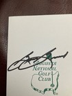 Sam Snead Signed Masters Score Card Double Cert Gai 153589  Psa  Ao90988