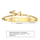 Vnox Newborn Baby childrens Boys girls Id Bracelet Name Engraved To Age 12