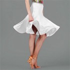 Latin Dance Fishtail Skirt Dress Salsa Tango Ballroom Dancewear Rumba Show Charm