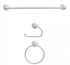 Glacier Bay Mandouri 3-piece Bath Hardware Kit Brushed Nickel 262a-8804