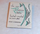 Vintage Rare The New Buena Vista Hotel Motel Matchbook Cover Old Biloxi Miss 