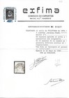 Philippines 1854 - Edifil 1 With Certificate Exfilma Without Defects