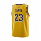 Nike Lebron James Lakers Jersey Mens 48 L Gold Excellent  23 Icon Swingman Nba