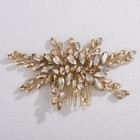 Elegant Bridal Rhinestone Hair Comb Sparkling Rhinestone Wedding Headpiece Ha   
