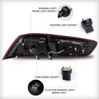 Tail Lights Fit For Mitsubishi Lancer Evo X 2008-2020 Tail Lamp Assembly