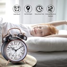 Loud Alarm For Deep Sleepers 4   Retro Twin Bell Alarm Clock With Backlight For