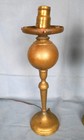 Antique Pair Of Early 19th Century Brass Whale Oil Lamps