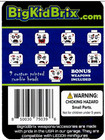 Custom Zombie Head Pack Printed On Genuine Lego Parts -by Bkb  bonus Weapons 