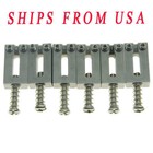 Kaish Set Of 6 Stainless Steel Electric Guitar Bridge Saddles For Strat Tele