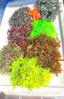 Crappi Lot Plastic  Crappie Skirts - Creature Skirts   100 Ct   Crappi  Lot  Mix