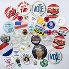 200  Vtg Political Pinback Buttons Pin Lot Kennedy Rare Collectible Pins Antique