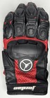 Joe Rocket Jordan Leather Motorcycle Gloves Size Large Black Red