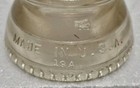 Vintage Hemingray 42   19a Clear Glass Insulator   Made In Usa   Paper Weight 