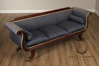 Antique American Classical Period Mahogany Sofa