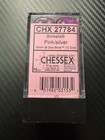 Chessex Borealis Pink Silver 12 Dice Set - Chx 27784 16mm D6 Luminary Glow