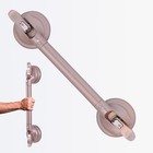 Heavy Duty Suction Shower Grab Bar - Toilet Bathroom Bathtub Safety - Shower    