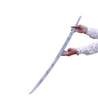 Damascus Steel Katana Sword Blank Blade Full Tang Handmade 35 
