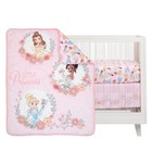  lamcr  Disney Princesses Nursery Baby Crib Bedding Set  Pink  3 Count