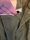 Vintage Us Army Jacket Small Green Field Coat Sateen Og 107 