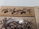  Stampin-up Rubber Stamp Kit Bountiful Blessings Pumpkin 6 Stamps 1999 Retired