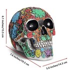 Resin Skull Statue Life Size Skeleton Sculpture Halloween Decoration Home Off   