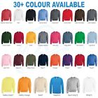 Personalised Custom Embroidered Unisex Gildan Heavy Blend Adult Sweatshirt