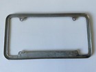 Rare 1950-1960s Columbus Ohio Metal License Plate Frame All Original