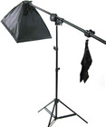 Photo Video Studio Lighting Boom Arm Adjustable 2 56-4 69ft 78-143cm With Sandba