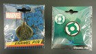Ata-boy Set Of Two Dc Comics Enamel Pins Avengers   Green Lantern Logo Lot