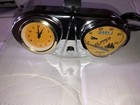 Bicycle Speedometer With Clock Stewart Warner Deluxe Bike Accessory Dashboard