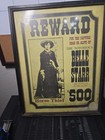 Belle Starr Wanted Dead Or Alive Reward Poster Framed Vintage Western Art